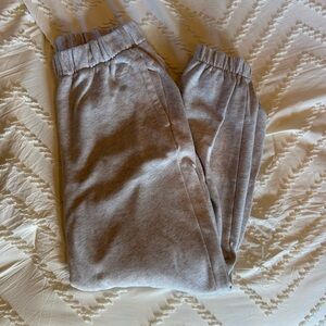 Hollister Light Grey Sweatpants, size small